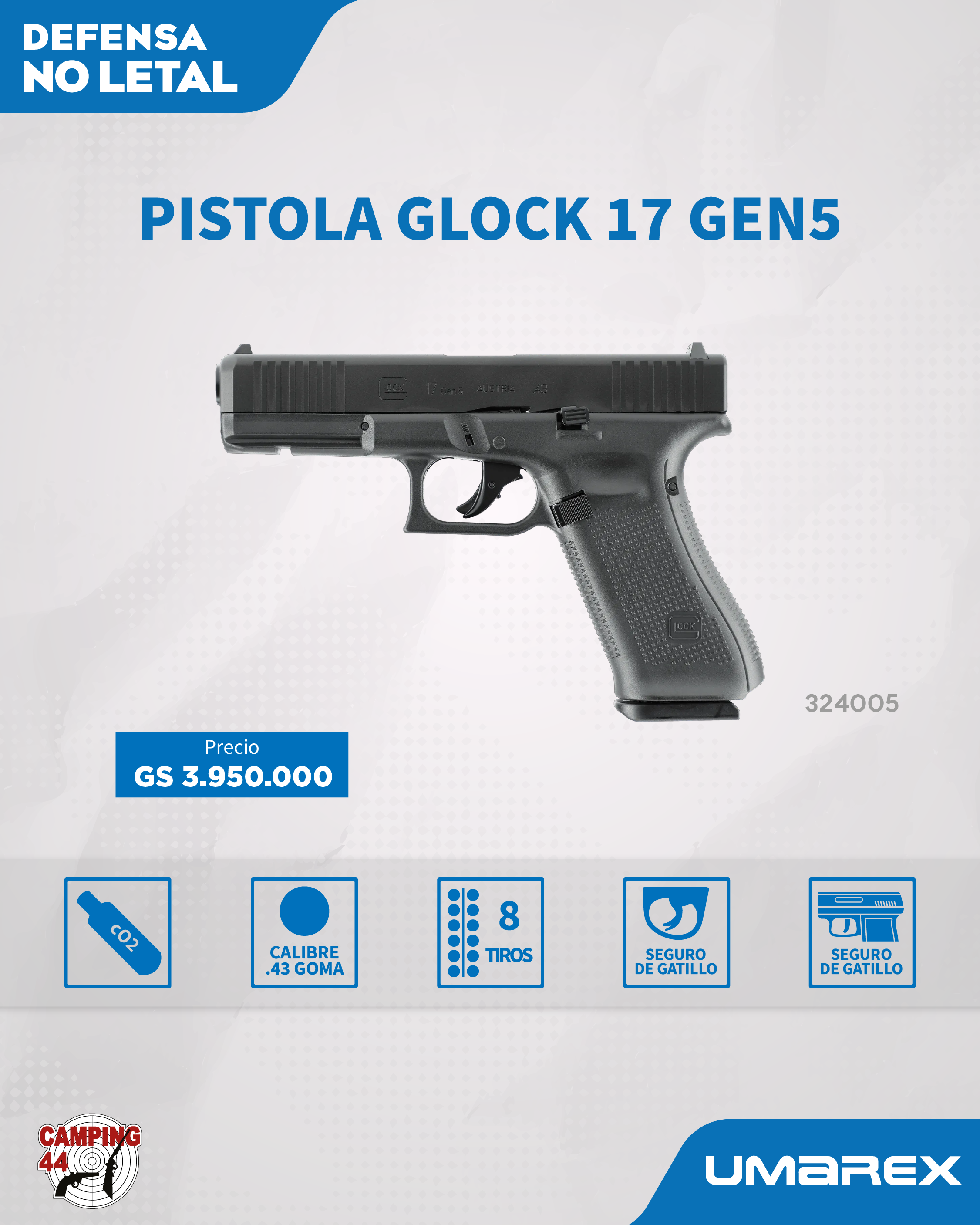 Pistola GLOCK 17 Gen 5