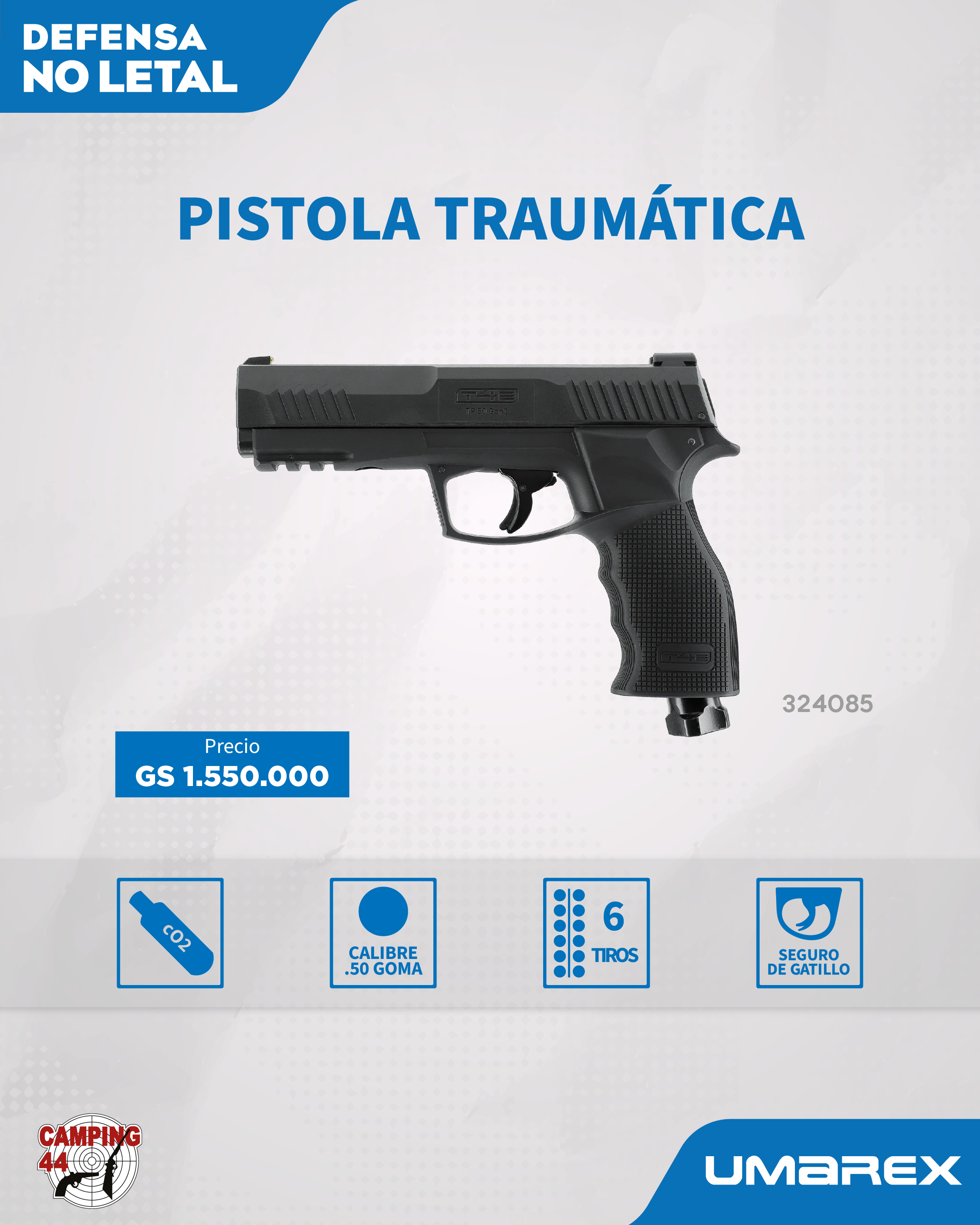 Pistola Traumática TP 50