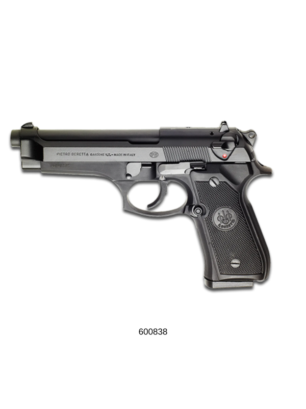 Pistola BERETTA cal 9mm Mod. 92FS 2 cargadores 15 tiros