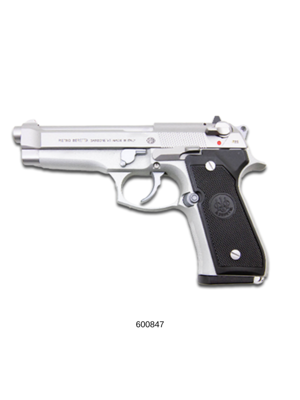 Pistola BERETTA cal 9mm Mod. 92FS Inox 2 cargadores 15 tiros