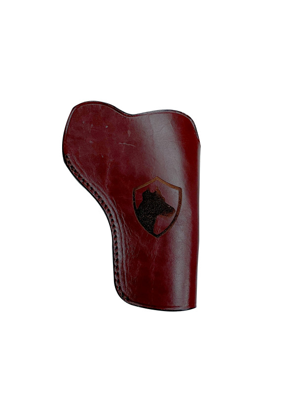 Revolvera de Cuero Doberman con Logo