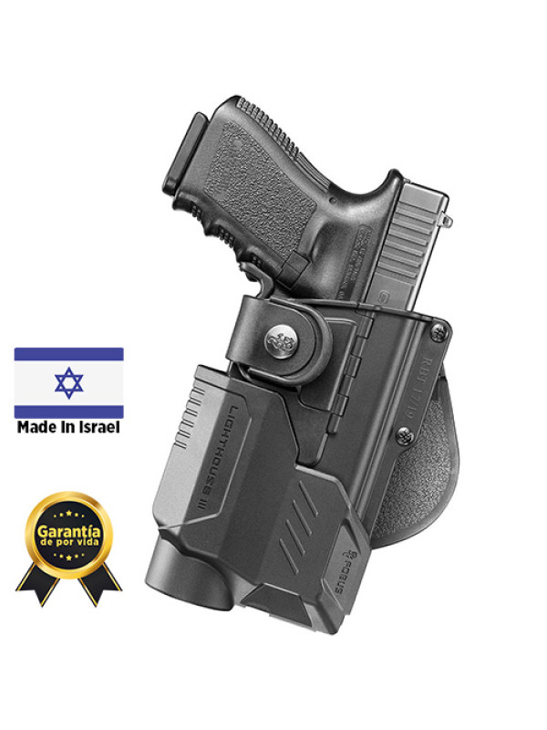 Funda FOBUS Mod. #RBT19GBUNDLE p/ G19 c/ linterna
