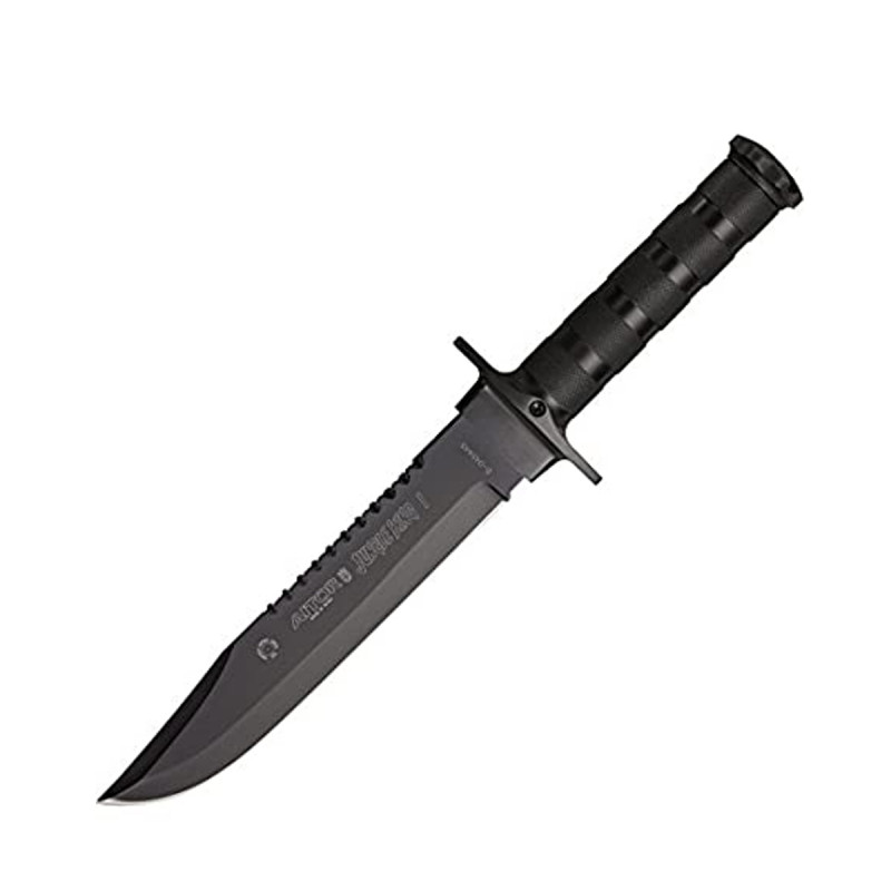 Cuchillo Aitor Jungle King INegro Vaina verde #16016