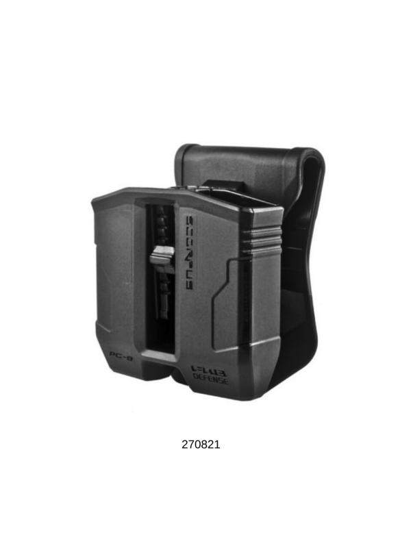 Porta Cargadores Fab Defense Glock 9mm/.40 Cinto/Paddle Negro #PG-9