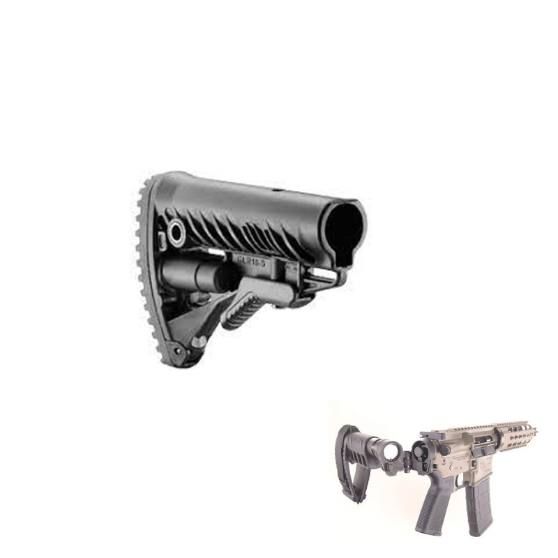 Culata s/tubo Fab Defense Retractil p/ M16/AR15 #GLCORE CP 