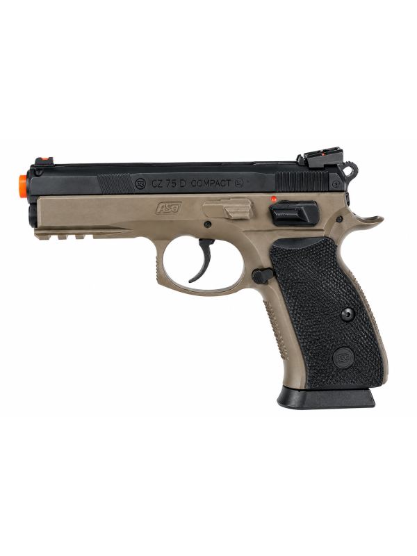 Pistola Airsoft Resorte ASG cal 6mm Mod. CZ 75D DT-FDE #50141