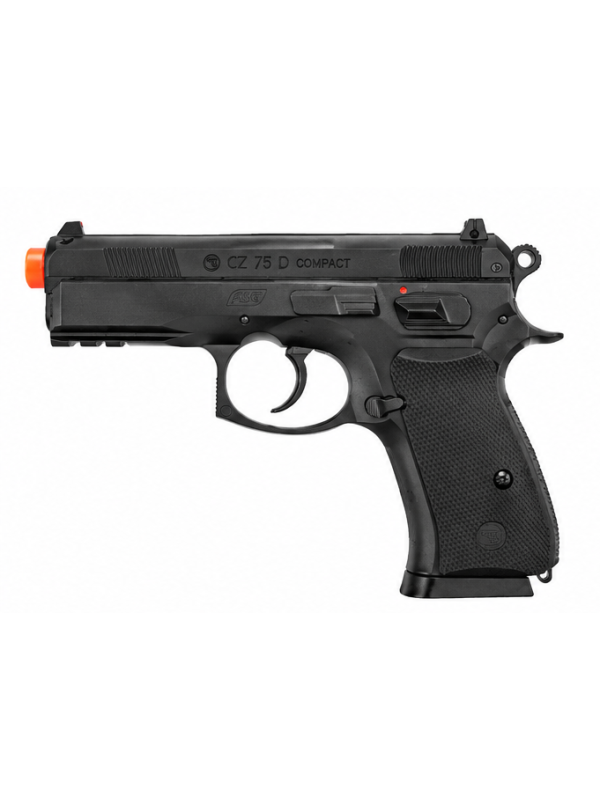 Pistola Airsoft Resorte ASG cal 6mm Mod. CZ 75D Negro #50015