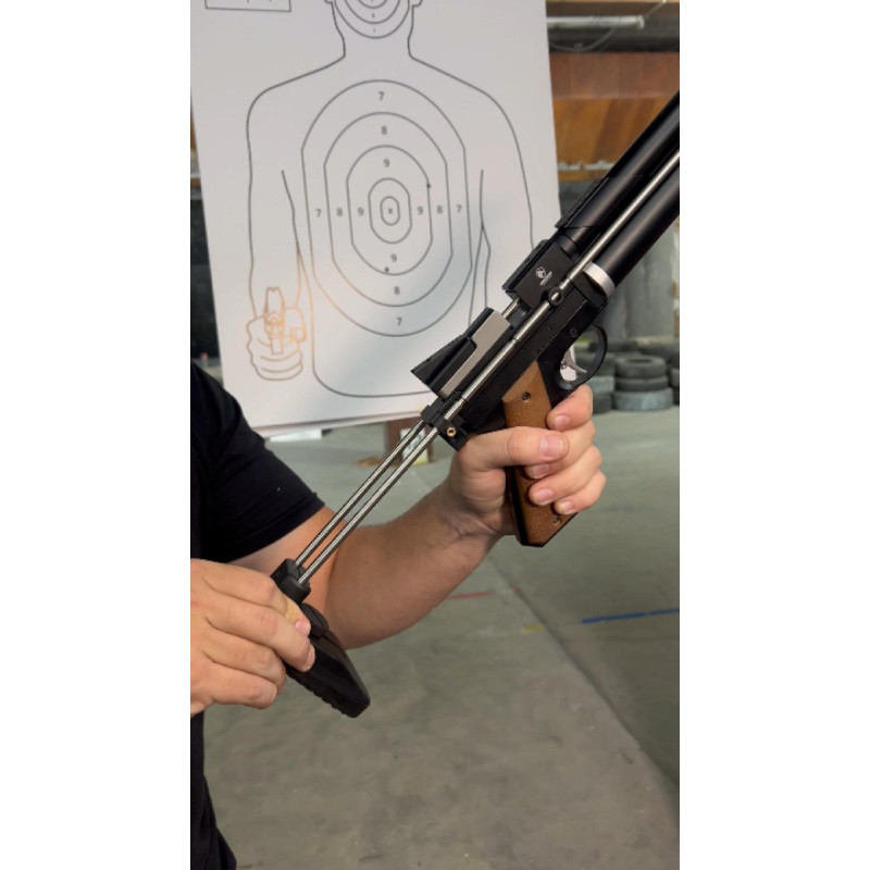 Pistola PCP DOBERMAN cal 5,5mm Mod. PP750L 800fps 2 carg 7 tiros 66cc