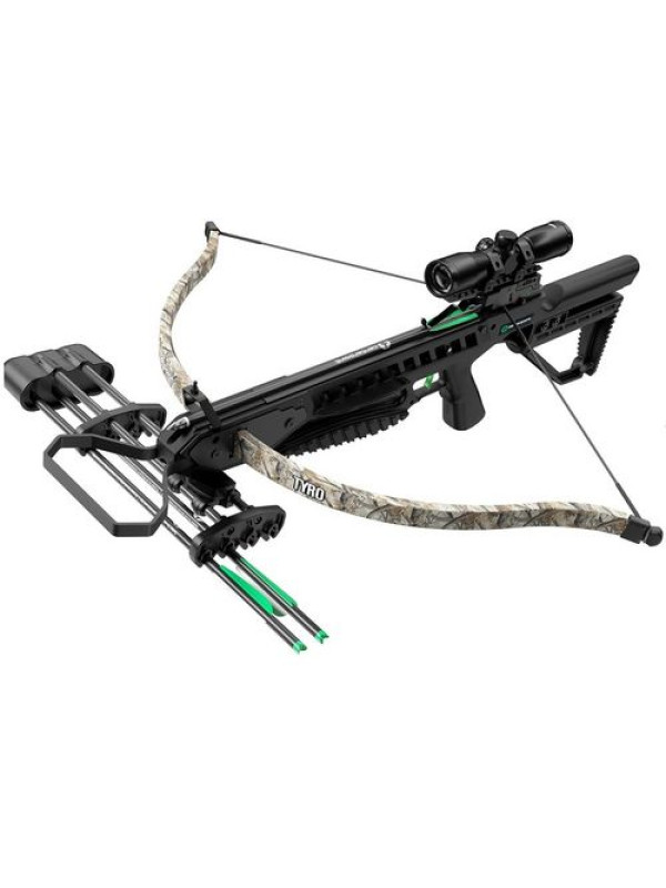Ballesta Recurvada RAVIN Mod. TYRO mira 4x32 3 flechas