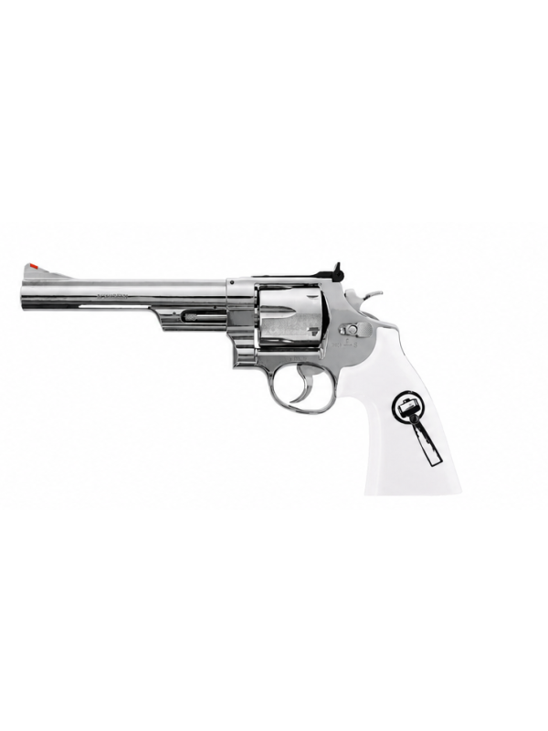 Revolver AC CO2 UMAREX 4,5mm Mod. S&W629 Trustme Blanco 6" #5.8179