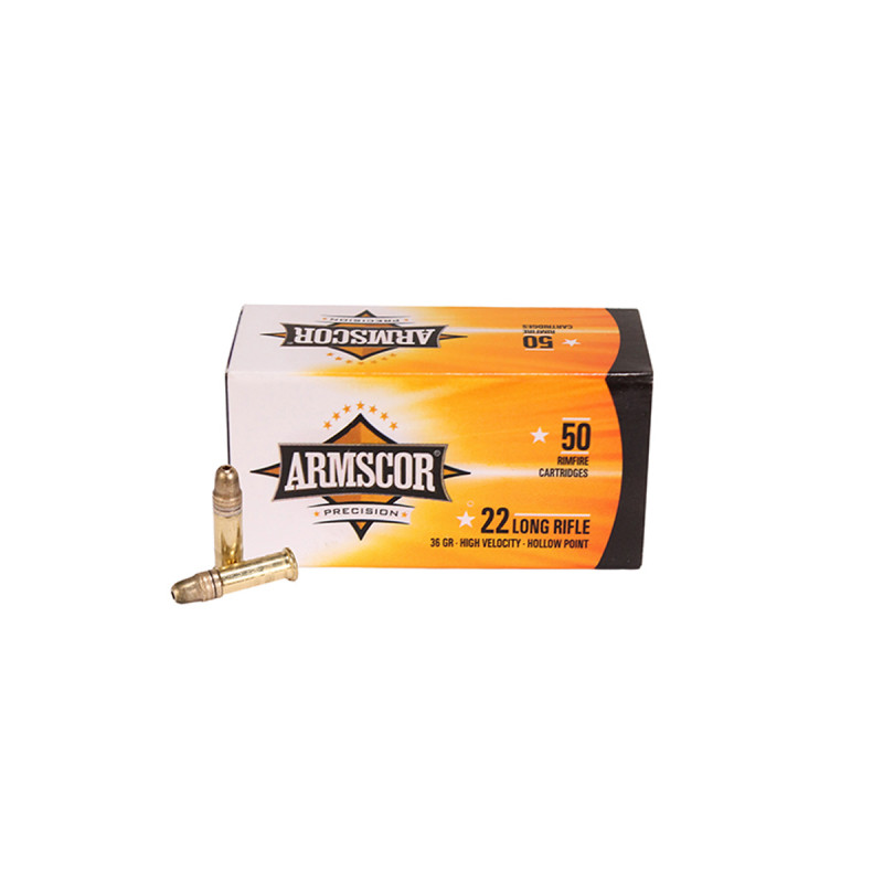 Balas Armscor 22LR 36GR PHuecaCobreada 50x100