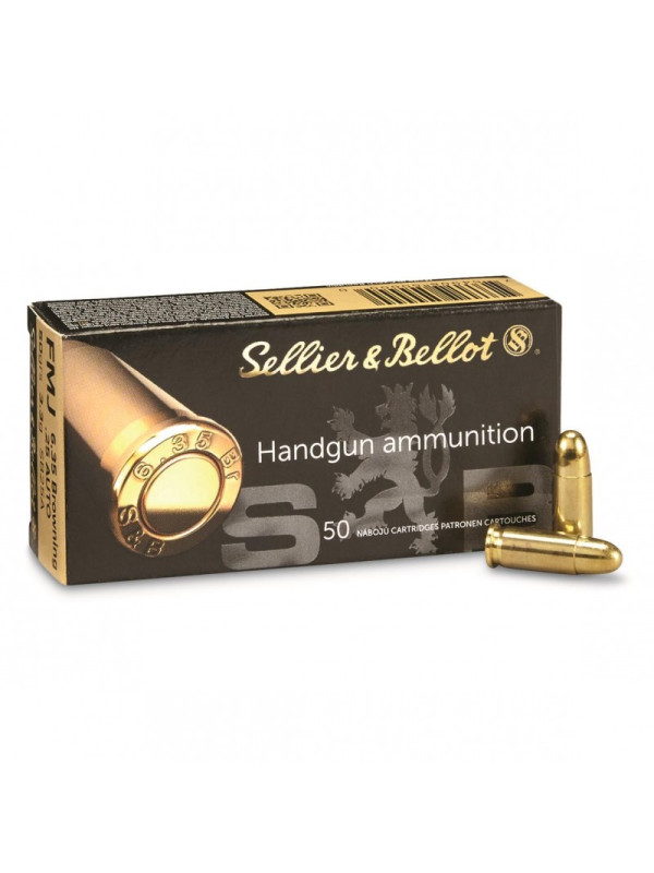 Balas SELLIER n BELLOT cal 6,35mm/25AUTO FMJ 50gr 50x40 #V310022