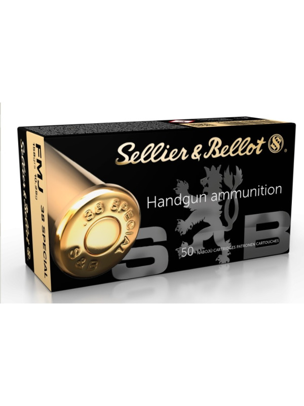 Balas SELLIER n BELLOT cal 38SPL FMJ 158gr 50x20 #V311412