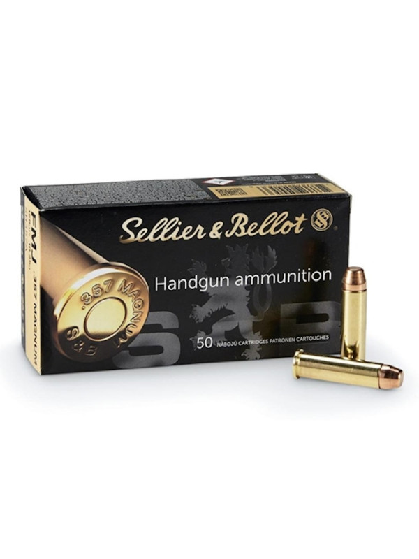 Balas SELLIER n BELLOT cal 357MAG FMJ 158gr 50x20 #V311392