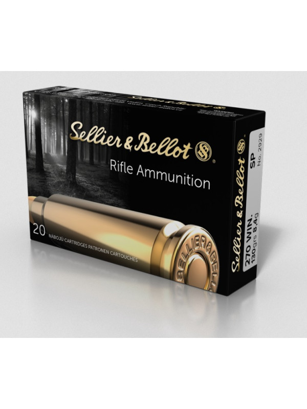Balas SELLIER & BELLOT cal 270WIN SP 130gr 20x20 #V340752