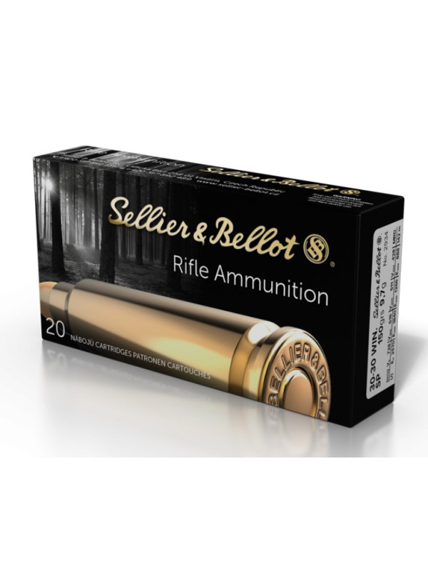 Balas SELLIER & BELLOT cal 30-30WIN SP 150gr 20x25 #V330352
