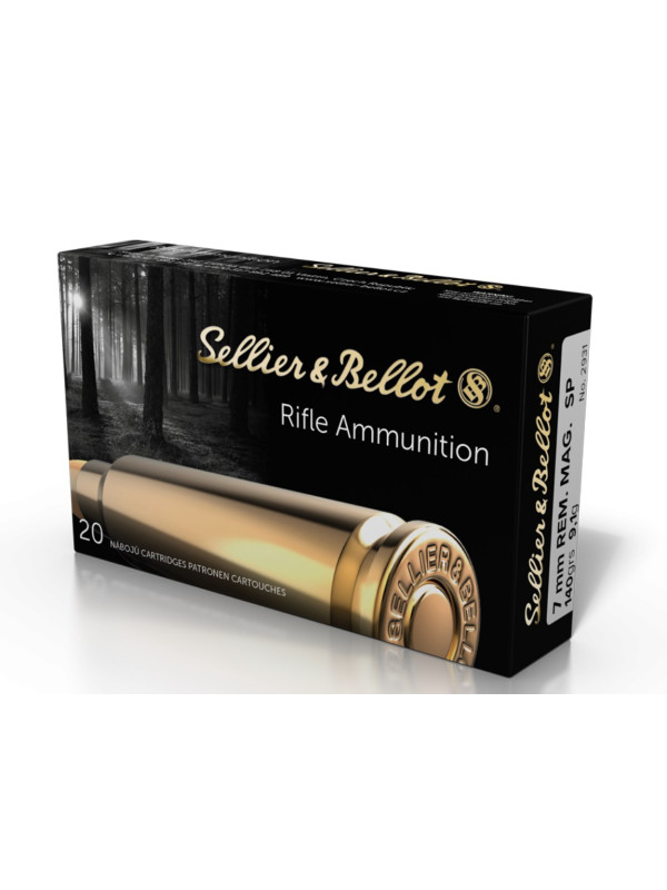 Balas SELLIER n BELLOT cal 7mmREM. MAG. SP 140gr 20x20 #V332772