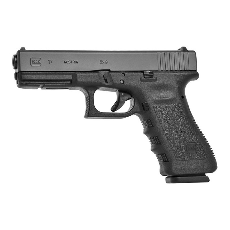 Pistola Glock Negro Mod G17 Cal 9mm 2 Cargadores y Estuche original