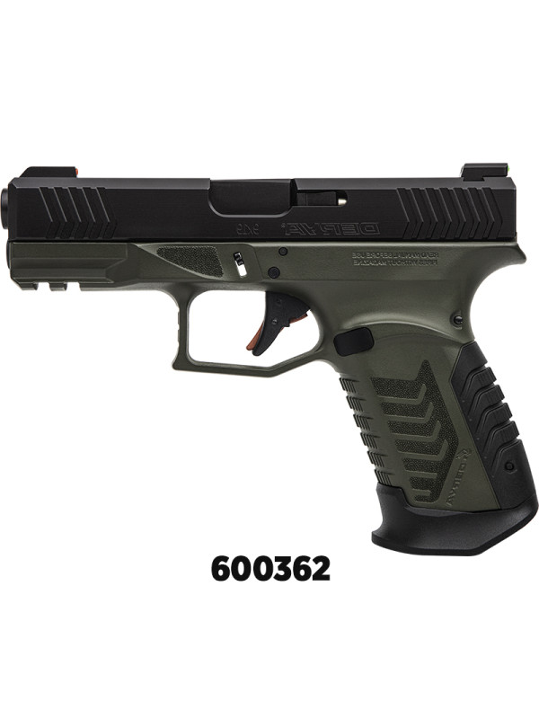 Pistola DERYA cal 9mm Mod DY9 C103 Verde 2 carg de 15/17 T