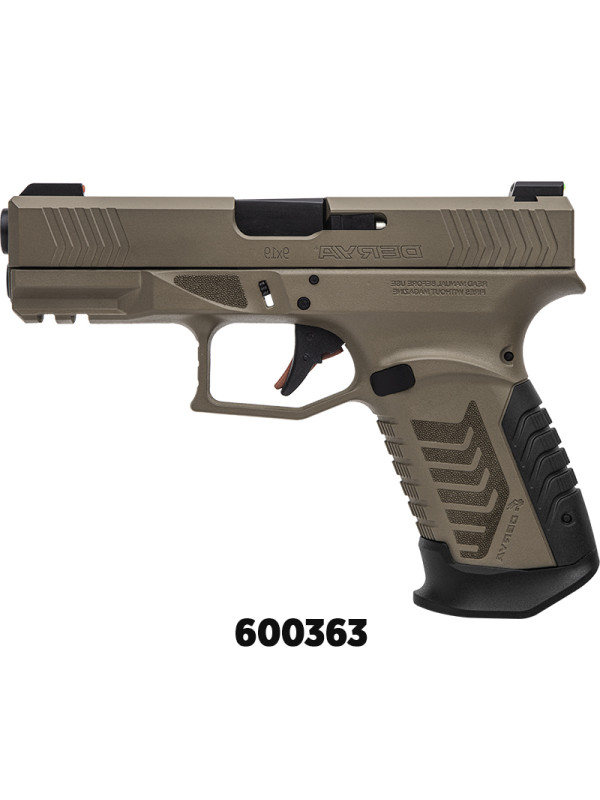 Pistola DERYA cal 9mm Mod DY9 C111F Full FDE 2 carg de 15/17T