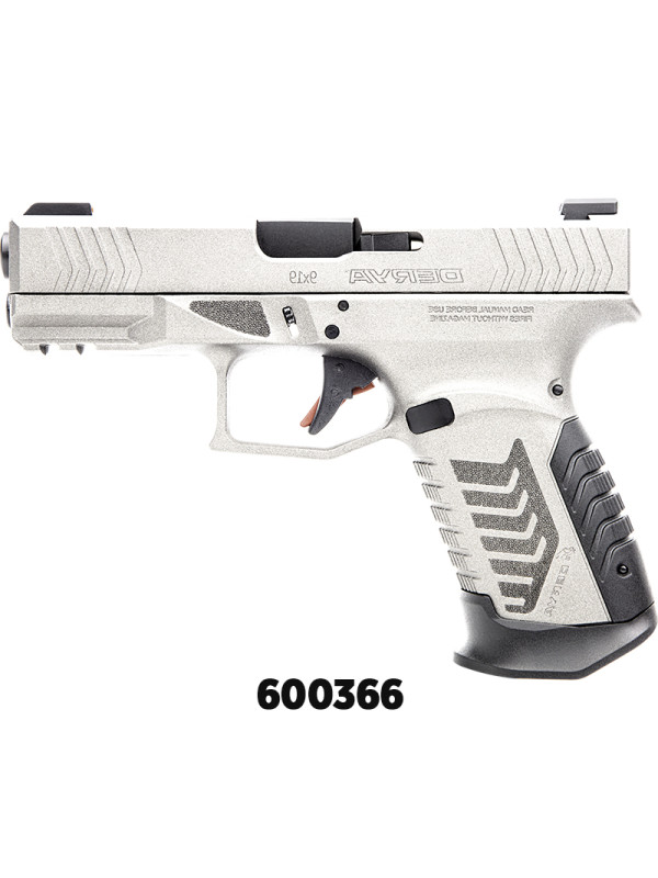 Pistola DERYA cal 9mm Mod DY9 C109FH Blanco 2 carg de 15/17T