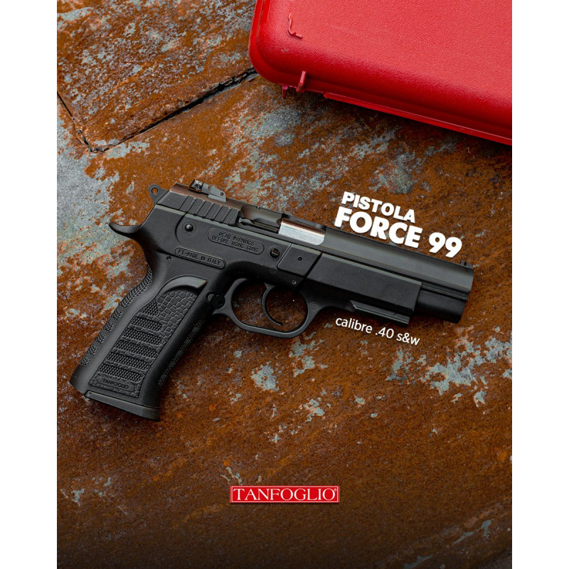 Pistola Tanfoglio 40SW Force DA/SA Azul 2C 12T