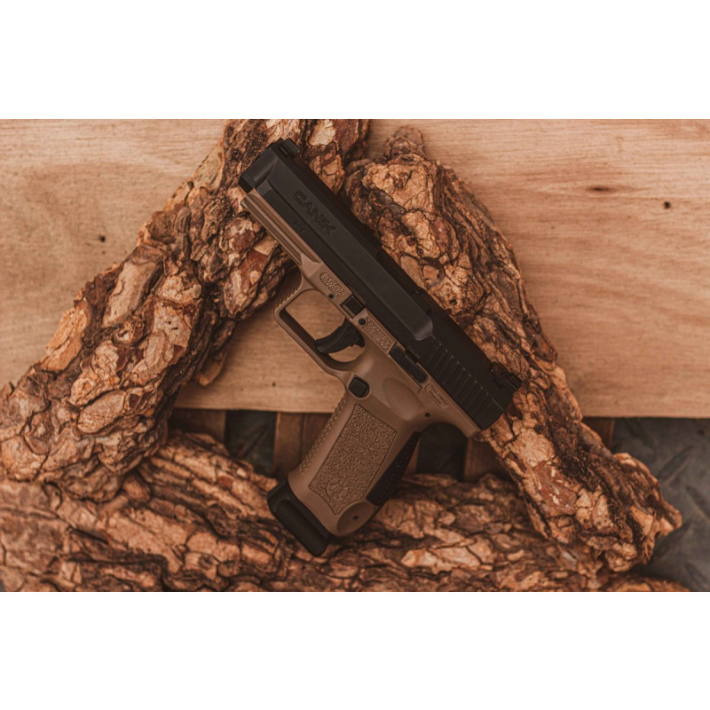 Pistola Canik 9mm Mod. TP9 SF Desert/Negro 2C. 20T.