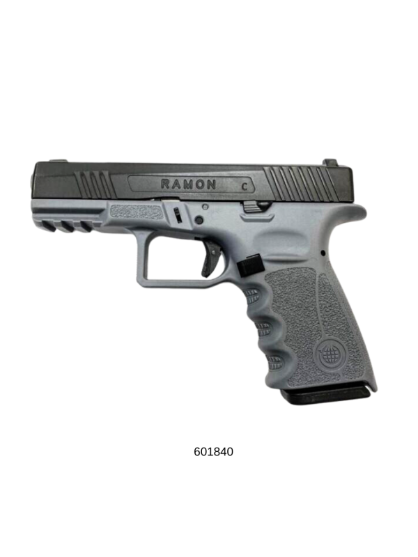 Pistola EMTAN cal 9mm Mod. RAMON Color Gris 2 carg. 15 tiros