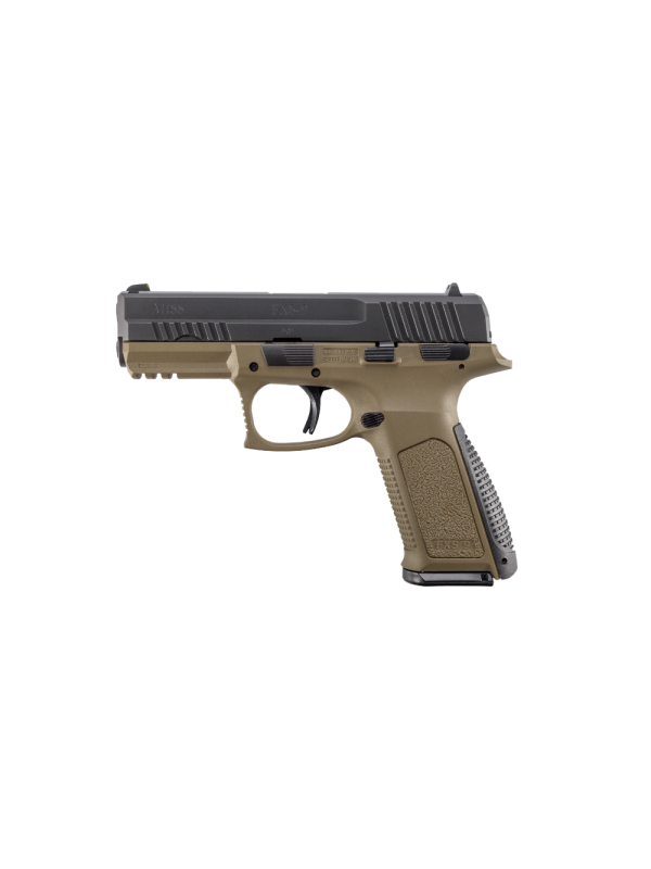 Pistola KOR cal 9mm Mod. FX-9 FDE 2 Cargadores 17 Tiros