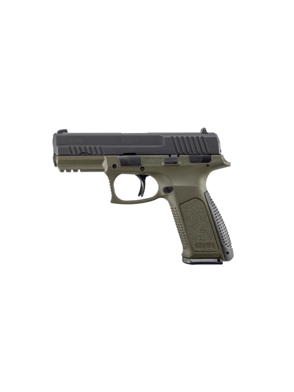 Pistola KOR cal 9mm Mod. FX-9 Verde Cargadores 17 Tiros