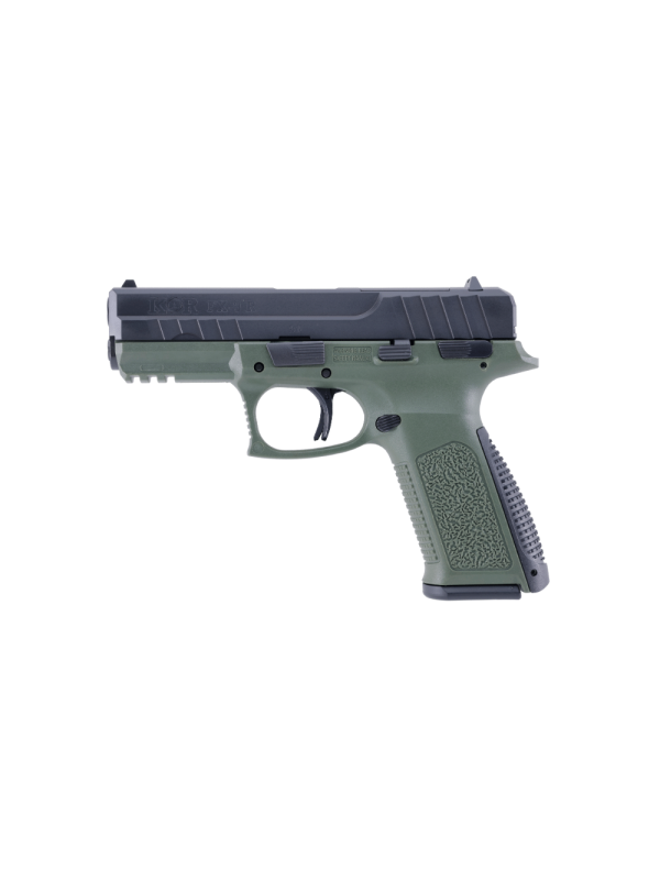 Pistola KOR cal 9mm Mod. FX-9R Negro 2 Cargadores 17 Tiros