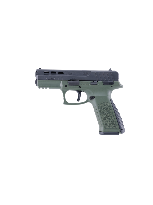 Pistola KOR cal 9mm Mod. FX-9RP Verde 2 Cargadores 17 Tiros