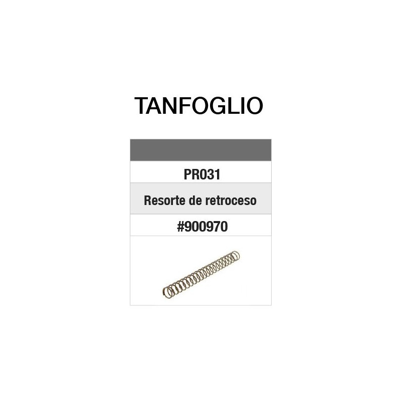Resorte de Retroceso p/Pistola Tanfoglio #PR031