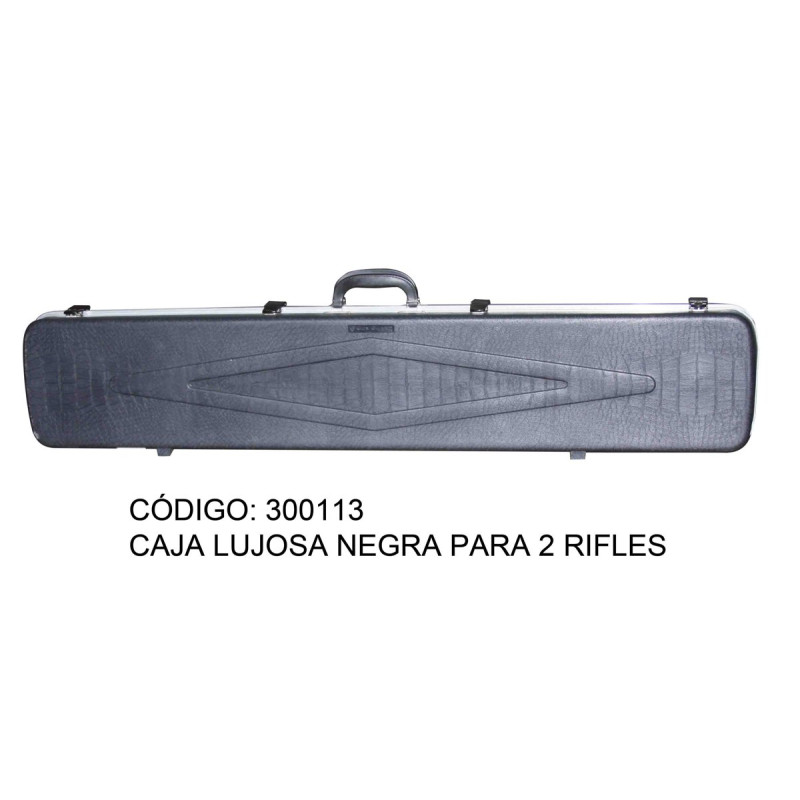 LQN-Caja p/Rifle Lujoso Negro #10101